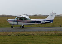G-BJWW @ EGNH - Cessna F172P taxies out at Blackpool in Feb 2008 - by Terry Fletcher