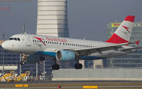 OE-LDE @ LOWW - AUSTRIAN A319 for finale rwy 16 - by Delta Kilo