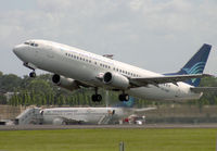 PK-GWP @ WADD - Leave Bali for Jakarta - by Lutomo Edy Permono