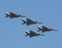 82-0030 @ DAB - F-15s from Tyndall fly over the Daytona Speedway to start Busch Race