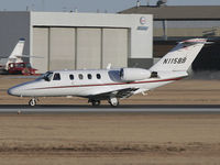 N115BB @ CYYC - Stone I-5 Ventures Private Cessna 525 taking off for Felts Field in Washington state