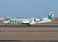 C-GKEU @ CYYC - Arrived earlier in the afternoon and after a quick turn around it is now on the takeoff roll on Rwy 34 - by CdnAvSpotter