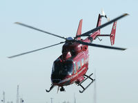 C-GCPH @ CYYC - Stars Air Ambulance Helicopter departing from the Shell Aero Centre - by CdnAvSpotter