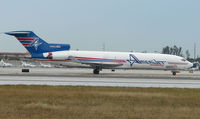 N994AJ @ MIA - Amerijet B727 taxying to the ramp in Cargo at Miami