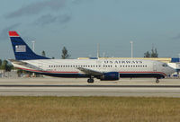 N418US @ MIA - US Airways B737 at Miami in Feb 2008 - by Terry Fletcher