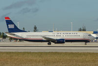 N418US @ MIA - US Airways B737 at Miami in Feb 2008