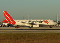 EI-TAF @ MIA - Martinair operate this ex TACA A320 as a feeder for flights to / from Holland