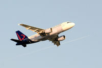 OO-SSK @ EBBR - Leaving Brussels Airport from rwy 20