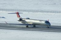 N914XJ @ CID - CRJ9 departing Runway 31