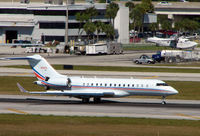 N100A @ FLL - Global Express at Ft.Lauderdale Int during Miami Boat Show Week in Feb 2008 - by Terry Fletcher