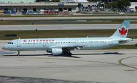 C-GIUE @ FLL - Air Canada A321 taxies off stand for departure from Ft Lauderdale Int - by Terry Fletcher