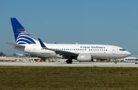 HP-1531CMP @ MIA - Copa Airlines of Panama B737 prepares to take off from Miami - by Terry Fletcher