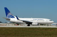 HP-1531CMP @ MIA - Copa Airlines of Panama B737 prepares to take off from Miami