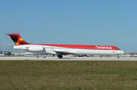 EI-CBY @ MIA - Avianca have operated this MD83 for 17 years - by Terry Fletcher