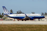 N648RW @ MIA - United Express Embraer 170 about to depart Miami in Feb 2008 - by Terry Fletcher