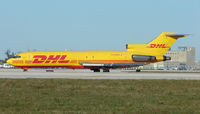 HP-1510DAE @ MIA - DHL Aero Expresso B727 about to depart Miami - by Terry Fletcher
