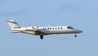 N345RL @ MIA - Learjet 45 prepares to land at Miami
