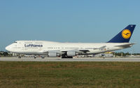 D-ABVT @ MIA - Lufthansa B747 at Miami - by Terry Fletcher
