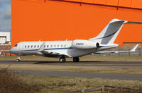 N302AK @ EGGW - Global Express arriving at Luton in March 2008 - by Terry Fletcher