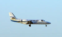 N600AT @ MIA - Citation 550 on finals to Miami - by Terry Fletcher