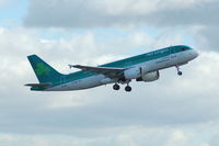 EI-DEB @ EGCC - Aer Lingus - Taking Off - by David Burrell