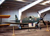 N191H @ HRL - Bell P-63 in the CAF hanger at Harlingen - by Zane Adams