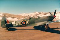 N308WK @ ASE - Spitfire parked in Aspen - by Laurence Lewin, M.D. -Posted with his permission.