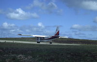 G-SBUS @ EGHE - Islander of Skybus on the runway of St Mary's airport, Scilly Isles, UK. - by Henk van Capelle