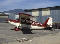 N7407F @ SZP - 1999 American Champion 7GCAA ADVENTURE, Lycoming O-320-B2B 160 Hp - by Doug Robertson