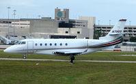 N711QS @ PBI - The business aircraft traffic at West Palm Beach on the Friday before President's Day always provides the aviation enthusiast / photographer with a treat - by Terry Fletcher
