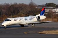 N568RP @ ORF - Delta Connection (by Chautauqua Airlines) N568RP 800th (FLT CHQ6423) from John F Kennedy Int'l (KJFK) turning onto Taxiway Echo after arrival on RWY 5 . This is the 800th ERJ145 (c/n 145800). - by Dean Heald