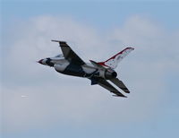 87-0303 @ DAB - Thunderbirds taking off for a flyover of the Daytona 500 - by Florida Metal
