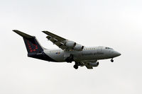 OO-DJN @ EBBR - Landing at Brussels Airport