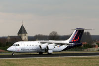 OO-DWI @ EBBR - Landing at Brussels Airport - by Marc Nollet