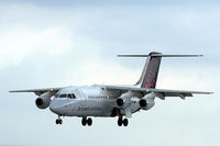 OO-DWK @ EBBR - Landing at Brussels Airport