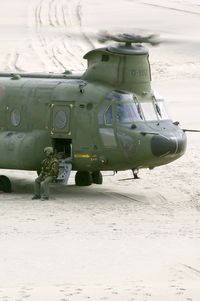 D-102 @ CORNFIELD - No, this picture was not taken during a deployment to Iraq or Afghanistan. It was on the windy beach of the Cornfield range at the island of Vlieland. - by Joop de Groot