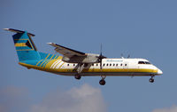 C6-BFH @ FLL - Bahamasair Dash 8 about to land at FLL - by Terry Fletcher