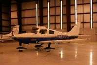 N323CL @ CID - In the PS Air Hangar