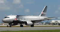 N516NK @ FLL - Spirit A319 taxying in at FLL - by Terry Fletcher