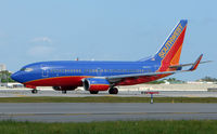 N233LV @ FLL - Southwest B737 about to depart FLL - by Terry Fletcher