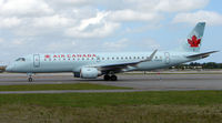 C-FMZD @ FLL - Air Canada E190 taxies  for departure from Ft Lauderdale Int - by Terry Fletcher