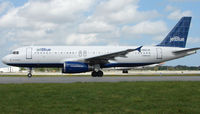 N662JB @ FLL - Jetblue A320 prepares to depart FLL - by Terry Fletcher