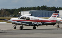 N740RA @ DED - This Piper belongs to the Flying Academy based at Deland , Florida