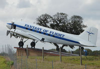 N600RC - Driving Interstate 4 between Tampa and Orlando and you suddenly see this DC3 as an advert for the nearby Fantasy of Flight Museum  - rumoured to be a composite aircraft and therefore no specific construction number - by Terry Fletcher