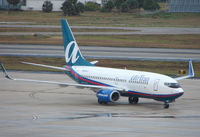 N284AT @ TPA - Air Tran B737 taxies on to stand at Tampa