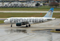 N925FR @ TPA - Frontier A319 arrives at Tampa