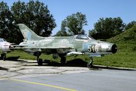 516 @ LBPG - This MiG-21 is one of the oldest in the Bulgarian inventory. In 2005 it was stored in a dispersal area and will probably be scrapped. - by Joop de Groot