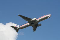 N390AA @ EBBR - flight AA089 is taking off from rwy 07R - by Daniel Vanderauwera
