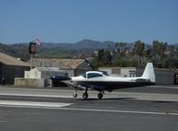 N37C @ SZP - 1950 Ryan NAVION B, Continental IO-550 upgrade, landing roll Rwy 22 - by Doug Robertson