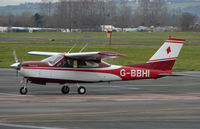G-BBHI @ EGBJ - A visitor to Gloucestershire Airport on the day of the horse racing Gold Cup  at the nearby Cheltenham Racecourse - by Terry Fletcher